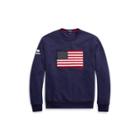 Ralph Lauren Us Open Flag Fleece Sweatshirt French Navy