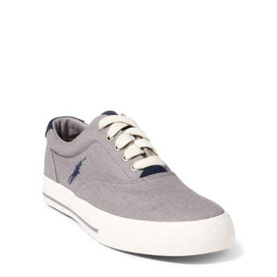 Ralph Lauren Vaughn Denim Low-top Sneaker Grey