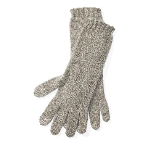 Polo Ralph Lauren Cashmere Touch Screen Gloves Fawn Grey Heather