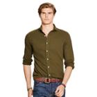 Polo Ralph Lauren Slim-fit Cotton Twill Shirt Dark Loden