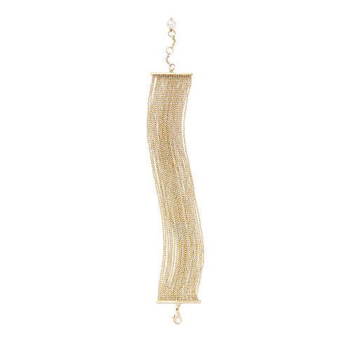 Ralph Lauren Lauren Beaded Multi-strand Bracelet Gold