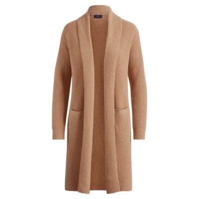 Ralph Lauren Wool-cashmere Cardigan Camel Melange