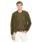Polo Ralph Lauren Suede Bomber Jacket Armadillo