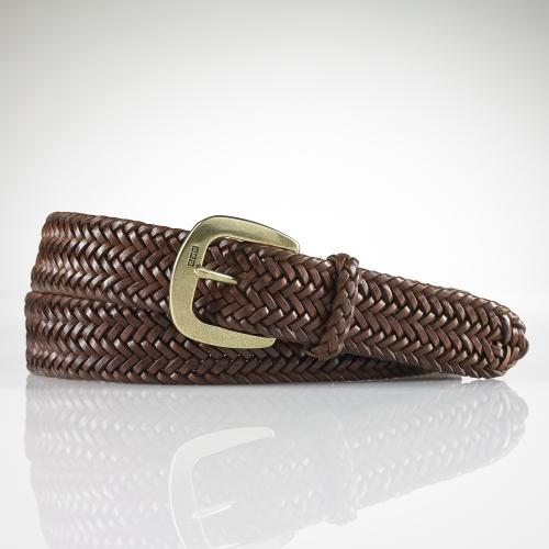 Polo Ralph Lauren Derby Braided Leather Belt