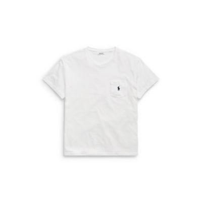 Ralph Lauren Cotton Jersey Pocket T-shirt Rl White L Tall