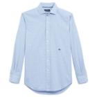 Polo Ralph Lauren Standard Fit Cotton Shirt Ocean Blue/white