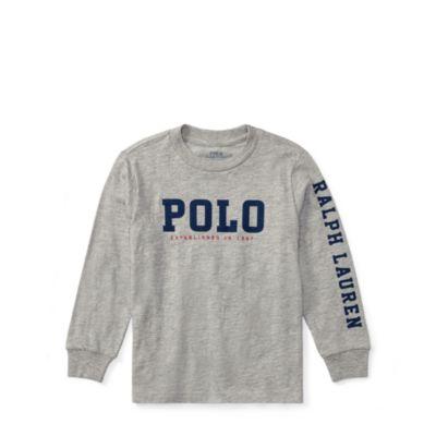 Ralph Lauren Cotton Jersey Graphic T-shirt Andover Heather 3m