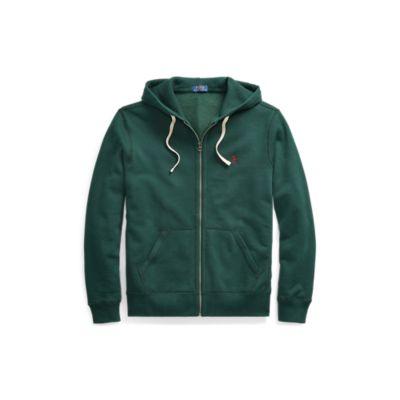 Ralph Lauren Cotton-blend-fleece Hoodie College Green