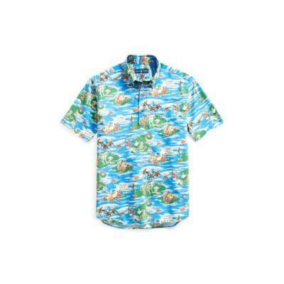 Ralph Lauren Classic Fit Hawaiian Shirt Mini Island