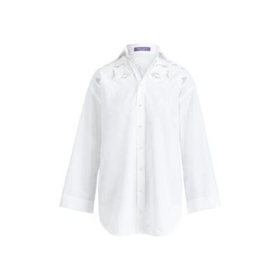 Ralph Lauren Barbara Cotton Tunic White