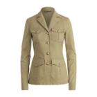 Ralph Lauren Boxy Cotton Canvas Jacket Autumn Sage 10p