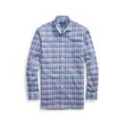 Ralph Lauren Classic Fit Plaid Poplin Shirt Green/blue 1x Big