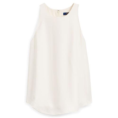 Polo Ralph Lauren Twill Sleeveless Top White