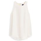 Polo Ralph Lauren Twill Sleeveless Top White