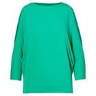 Ralph Lauren Lauren Cutout-shoulder Jersey Top Tropic Turquoise