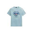 Ralph Lauren Classic Fit Cotton T-shirt Light Indigo 6x Big