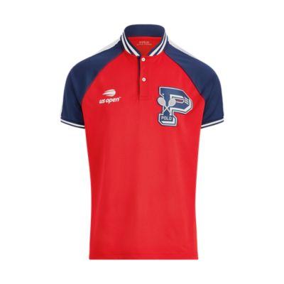 Ralph Lauren Us Open Tech Piqu Shirt Ralph Red