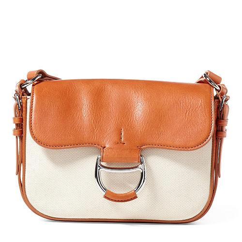 Polo Ralph Lauren Canvas-leather Crossbody Nat/cuoio