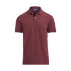 Ralph Lauren Custom Slim Stretch Mesh Polo Aged Wine Heather