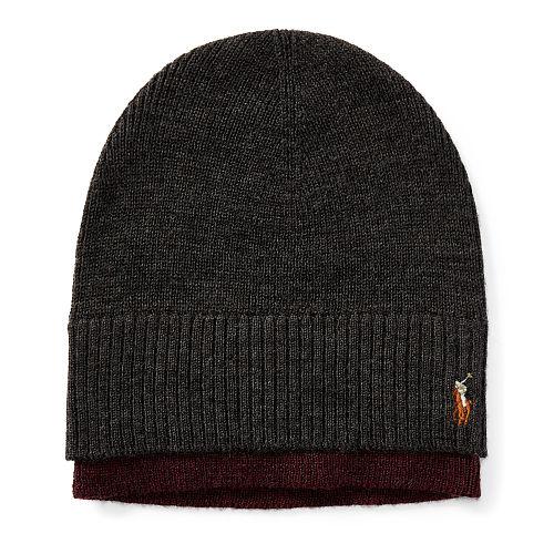 Polo Ralph Lauren Layered Merino Wool Watch Cap