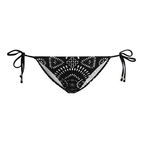 Polo Ralph Lauren Ricky Laser-cut Bikini Bottom Black