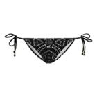 Polo Ralph Lauren Ricky Laser-cut Bikini Bottom Black