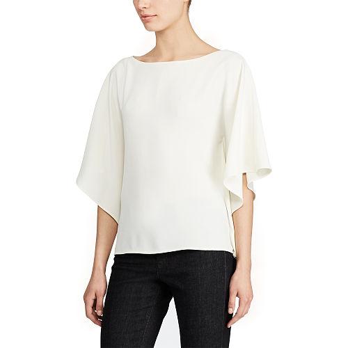 Ralph Lauren Lauren Georgette Dolman Blouse