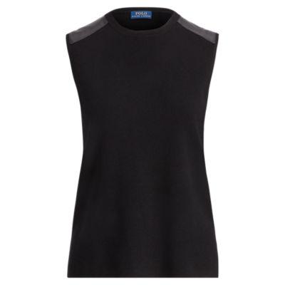 Ralph Lauren Knit Sleeveless Sweater Black