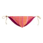 Polo Ralph Lauren Striped Cheeky Bikini Bottom Coral Multi