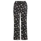 Ralph Lauren Floral Wide-leg Pant Black/cream