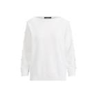 Ralph Lauren Button-sleeve Cotton Top White