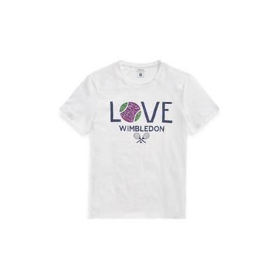 Ralph Lauren Wimbledon Custom Slim T-shirt White