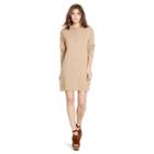 Polo Ralph Lauren Cashmere Hooded Dress Camel Melange
