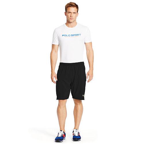 Ralph Lauren Polo Sport Jersey Athletic Short Polo Black