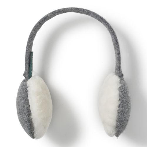Ralph Lauren Lauren Faux-fur Earmuffs Grey Hthr/cream