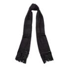 Ralph Lauren Lauren Felted Rugby-striped Scarf Black