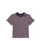 Ralph Lauren Striped Cotton Jersey T-shirt Maine Red Multi 6m