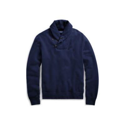 Ralph Lauren Cotton-blend-fleece Pullover French Navy
