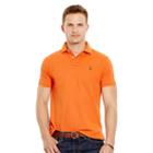 Polo Ralph Lauren Slim-fit Mesh Polo Shirt College Orange Heather