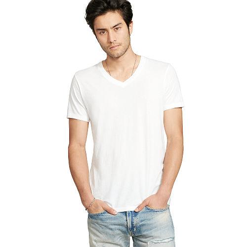 Ralph Lauren Denim & Supply Cotton Jersey V-neck Tee