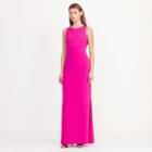 Ralph Lauren Lauren Cutout-back Crepe Gown Pink Roseate