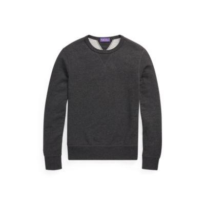 Ralph Lauren Cotton-blend Crewneck Pullover Anthracite Heather
