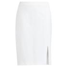Ralph Lauren Lauren Side-slit Pencil Skirt White