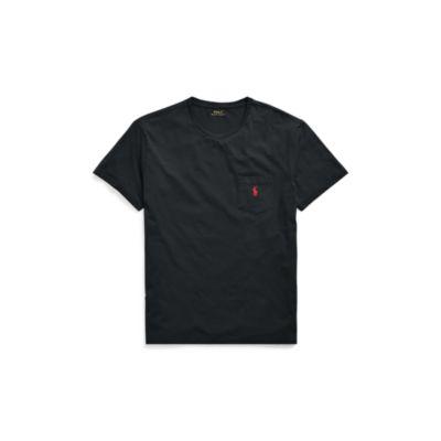 Ralph Lauren Cotton Jersey Pocket T-shirt Rl Black L Tall