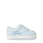Ralph Lauren Vaughn Ii Train-print Sneaker Light Blue 9-12m