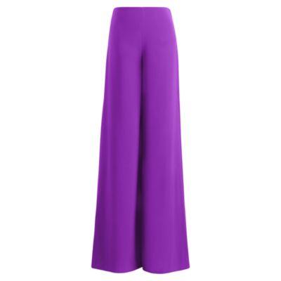 Ralph Lauren Daria Wide-leg Cady Pant Orchid