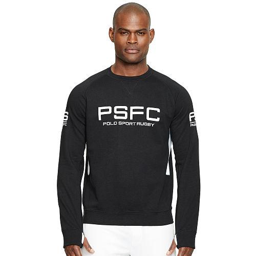 Ralph Lauren Polo Sport Graphic Crewneck Sweatshirt Polo Black