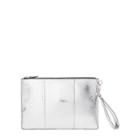 Ralph Lauren Mirrored Ayers Clutch Silver