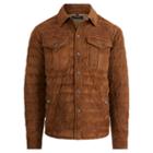 Polo Ralph Lauren Suede Down Shirt Jacket