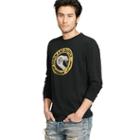 Ralph Lauren Denim & Supply Cotton Jersey Long-sleeve Tee Polo Black Ds Tire Cobra